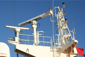Marine electronics on commercial vessels